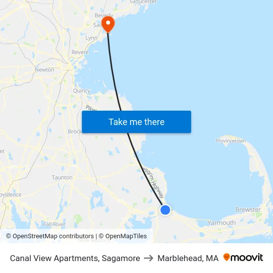 Canal View Apartments, Sagamore to Marblehead, MA map