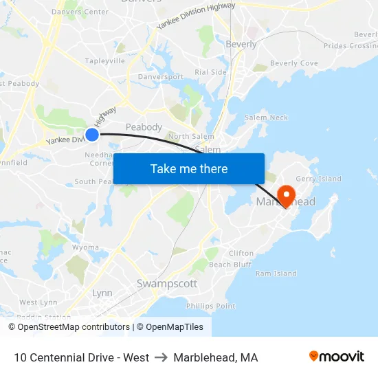 10 Centennial Drive - West to Marblehead, MA map