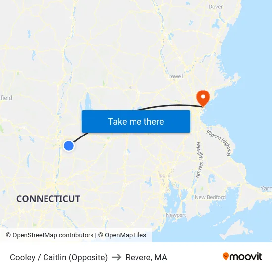 Cooley / Caitlin (Opposite) to Revere, MA map