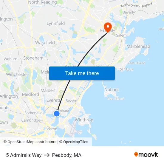5 Admiral's Way to Peabody, MA map