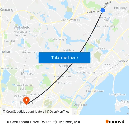 10 Centennial Drive - West to Malden, MA map