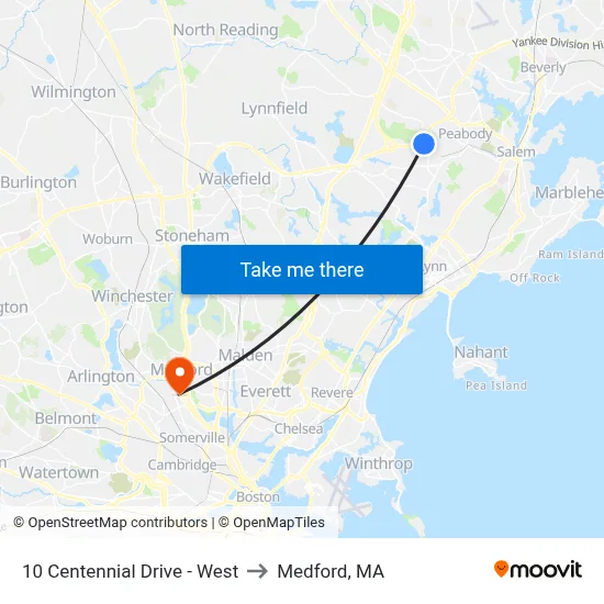 10 Centennial Drive - West to Medford, MA map