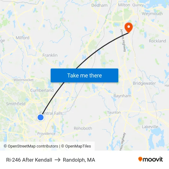 Ri-246 After Kendall to Randolph, MA map