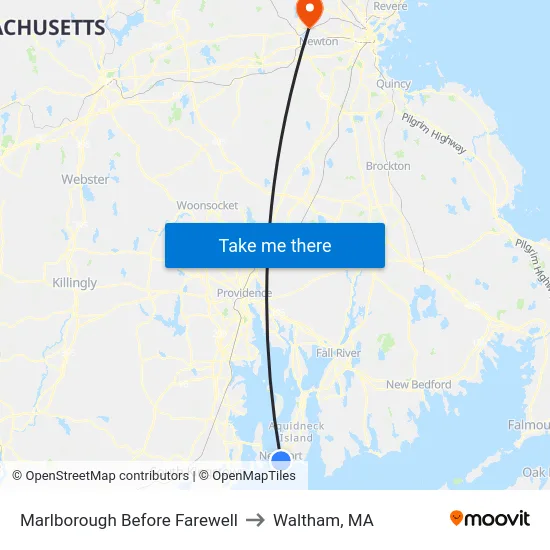 Marlborough Before Farewell to Waltham, MA map