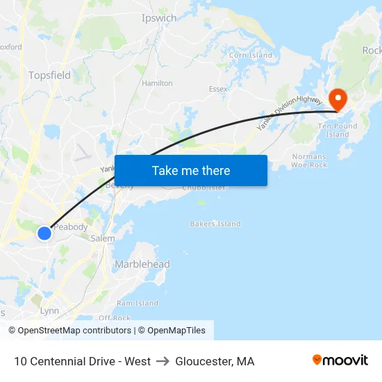 10 Centennial Drive - West to Gloucester, MA map