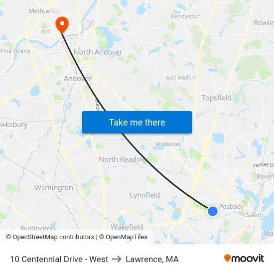 10 Centennial Drive - West to Lawrence, MA map