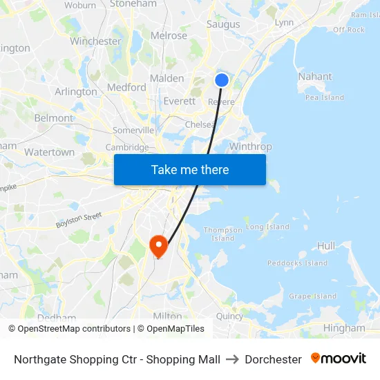 Northgate Shopping Ctr - Shopping Mall to Dorchester map