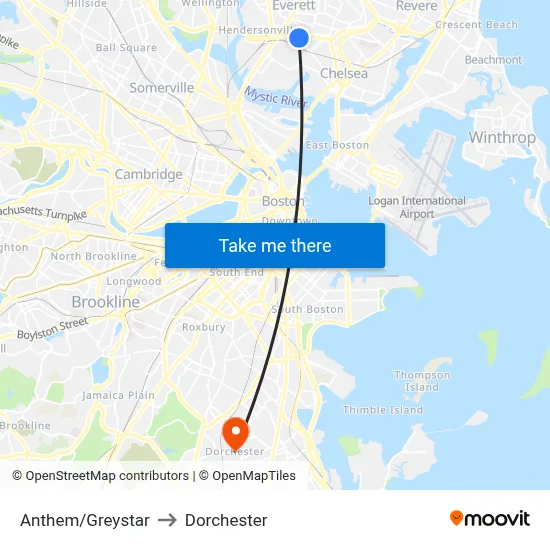 Anthem/Greystar to Dorchester map