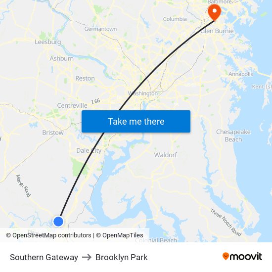 Southern Gateway to Brooklyn Park map