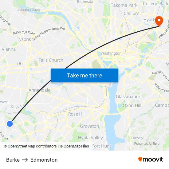 Burke to Edmonston map