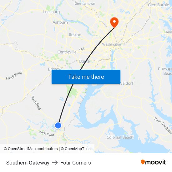 Southern Gateway to Four Corners map