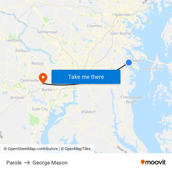 Parole to George Mason map