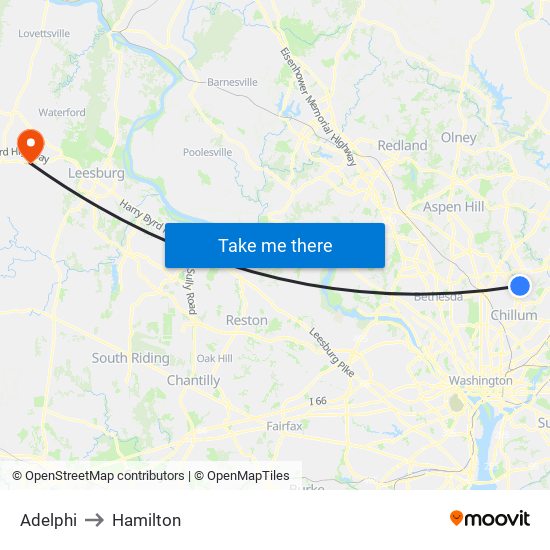 Adelphi to Hamilton map