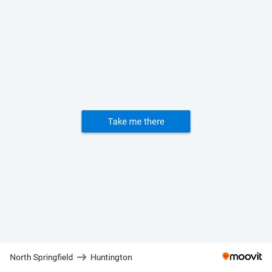 North Springfield to Huntington map