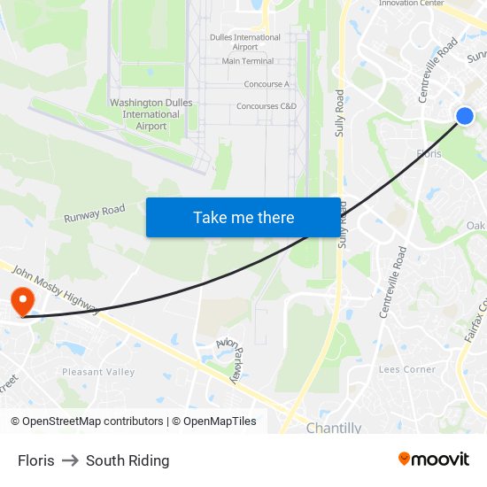 Floris to South Riding map