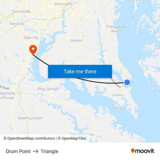 Drum Point to Triangle map