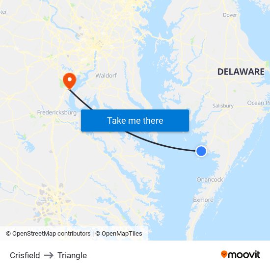 Crisfield to Triangle map