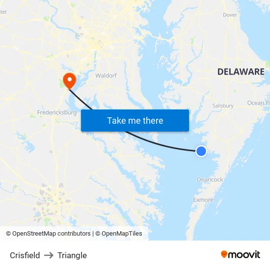Crisfield to Triangle map