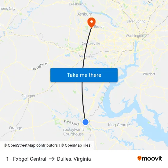 1 - Fxbgo! Central to Dulles, Virginia map