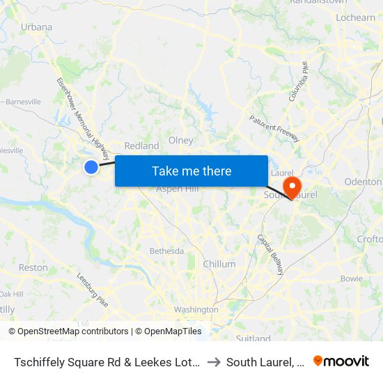 Tschiffely Square Rd & Leekes Lot Way to South Laurel, MD map