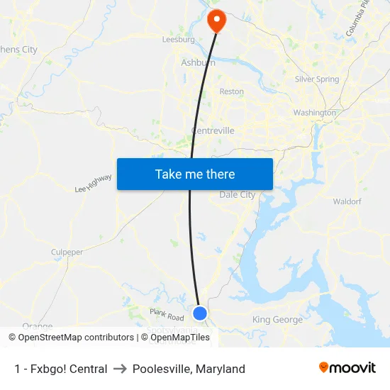 1 - Fxbgo! Central to Poolesville, Maryland map