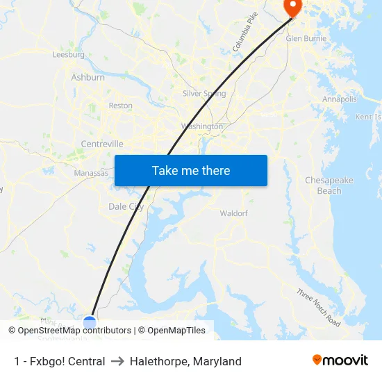 1 - Fxbgo! Central to Halethorpe, Maryland map