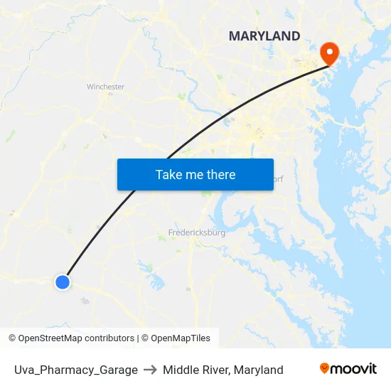 Uva_Pharmacy_Garage to Middle River, Maryland map