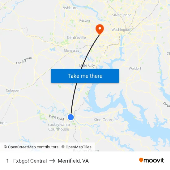 1 - Fxbgo! Central to Merrifield, VA map