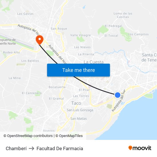 Chamberí to Facultad De Farmacia map