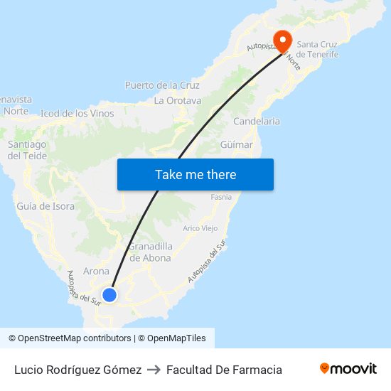 Lucio Rodríguez Gómez to Facultad De Farmacia map