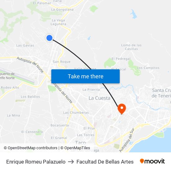 Enrique Romeu Palazuelo to Facultad De Bellas Artes map