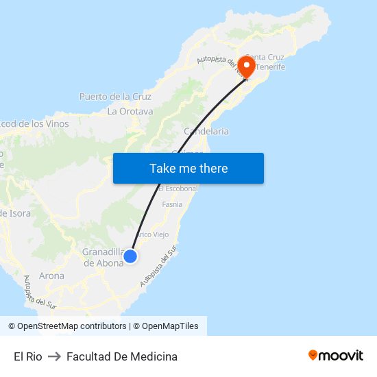 El Rio to Facultad De Medicina map