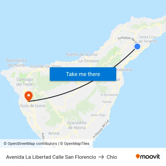 Avenida La Libertad  Calle San Florencio to Chío map