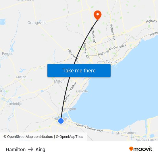Hamilton to King map