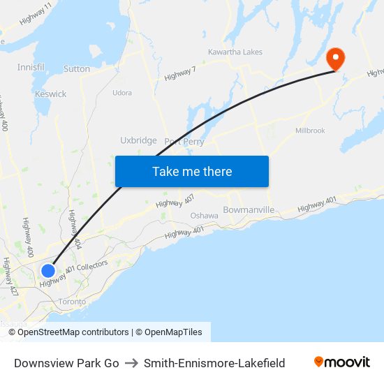 Downsview Park Go to Smith-Ennismore-Lakefield map