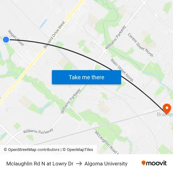 Mclaughlin Rd N at Lowry Dr to Algoma University map