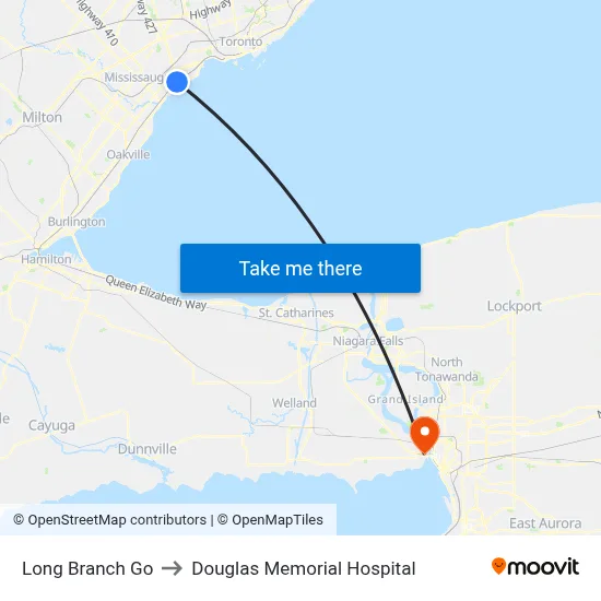Long Branch Go to Douglas Memorial Hospital map
