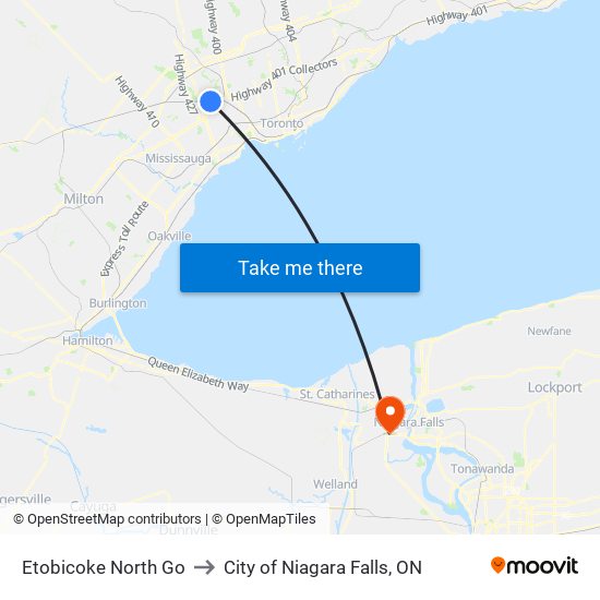 Etobicoke North Go to City of Niagara Falls, ON map