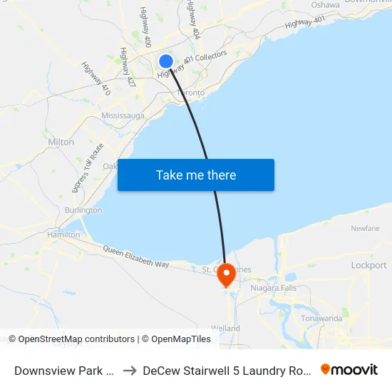 Downsview Park Go to DeCew Stairwell 5 Laundry Room map