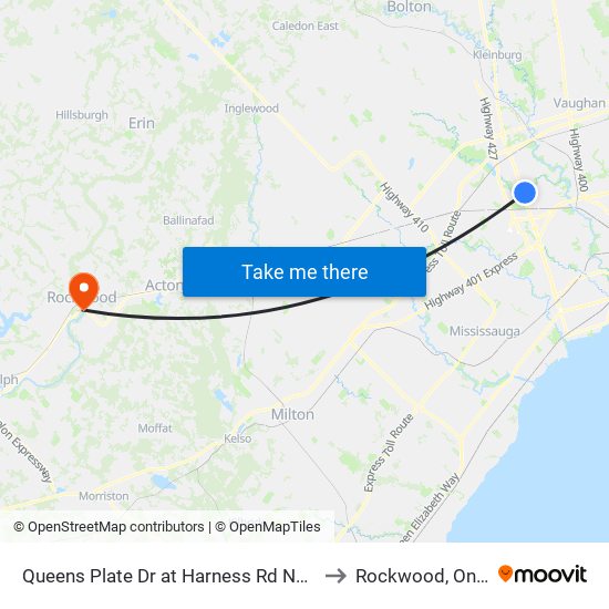 Queens Plate Dr at Harness Rd North Side to Rockwood, Ontario map