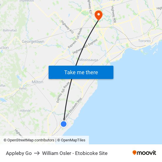 Appleby Go to William Osler - Etobicoke Site map