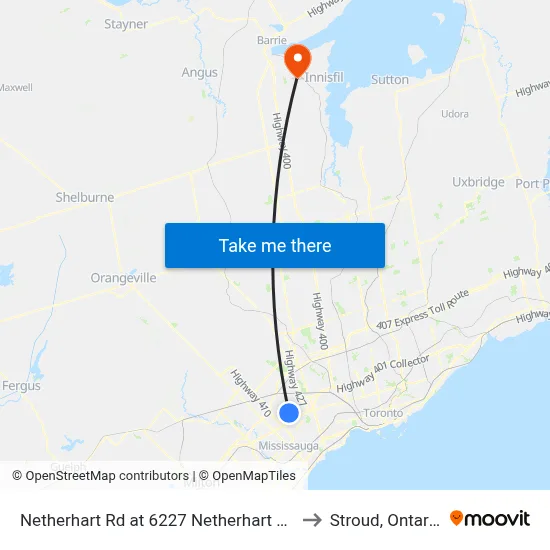 Netherhart Rd at 6227 Netherhart Rd to Stroud, Ontario map