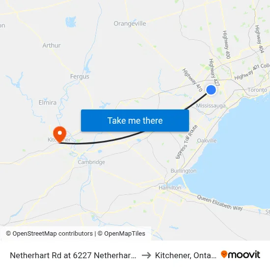 Netherhart Rd at 6227 Netherhart Rd to Kitchener, Ontario map