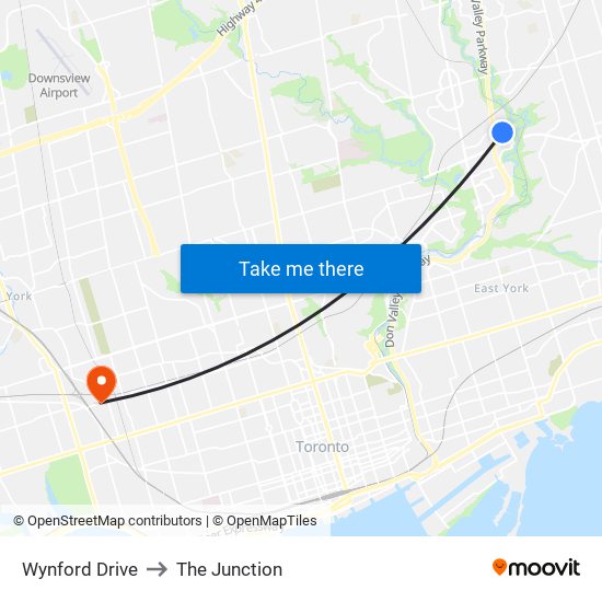 Wynford Drive to Wynford Drive map