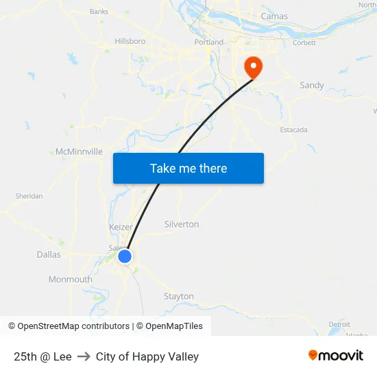 25th @ Lee to City of Happy Valley map