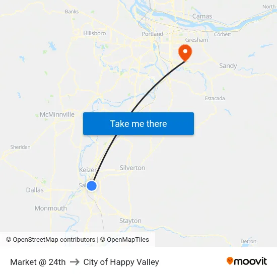 Market @ 24th to City of Happy Valley map