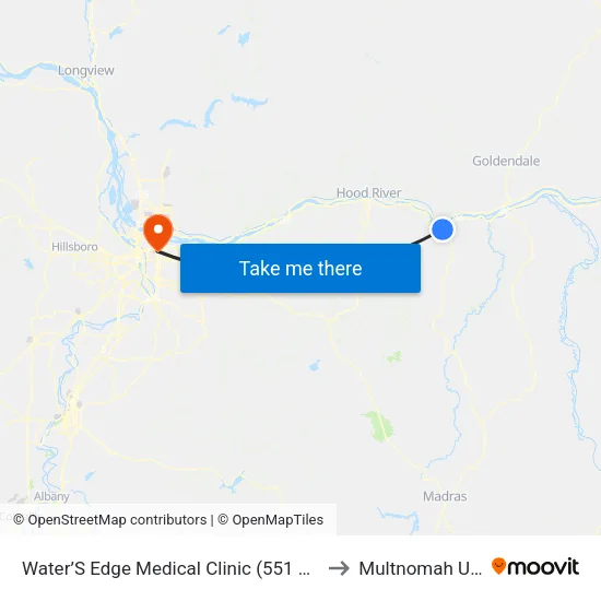 Water’S Edge Medical Clinic (551 NE Lone Pine Blvd) to Multnomah University map