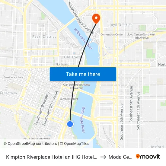 Kimpton Riverplace Hotel an IHG Hotel Portland to Moda Center map
