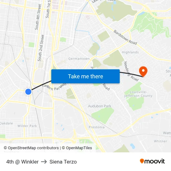 4th @ Winkler to Siena Terzo map
