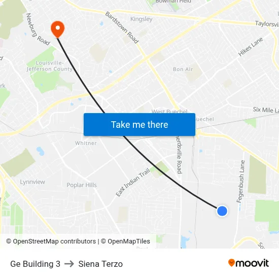 Ge Building 3 to Siena Terzo map